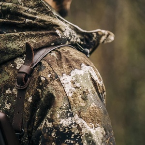 <b>Camo</b> Pattern Upland Hunting <b>Jacket</b> Adjustable Hood With Drawstring Hunting <b>Jacket</b> Water-Resistant Hunting <b>Jacket</b> Seams Tape - Product Image 4