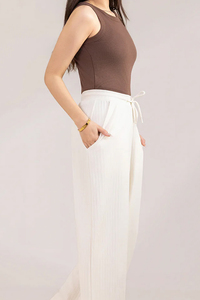 Camisetas de Verano de Alta Calidad para Mujer, sin Mangas, con Encaje Bordado, Lentejuelas, Fruncidas, de Algodón y Spandex, Ecológicas, de Secado Rápido - Product Image 3