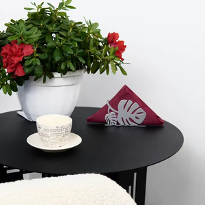 ที่ใส่กระดาษเช็ดปากโลหะรูปใบไม้พร้อมชื่อหรือสีตามสั่ง - Product Image 1