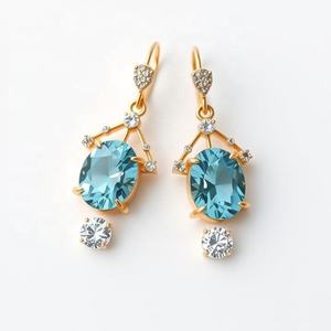 ต่างหูดีไซน์แฟชั่นหรูหรา925เงินสเตอร์ลิงเครื่องประดับวิจิตรต่างหูสำหรับผู้หญิง - Product Image 4