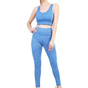 Conjunto de Yoga para Mujer, Superventas, MOQ Bajo, Color Sólido, Último Diseño, Precio al por Mayor - Product Image 1