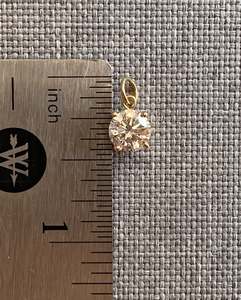 Collar con Colgante de Diamante Cultivado en Laboratorio, Corte Redondo, de Lujo, Oro Sólido de 14k/18k, Platino, Certificado IGI, Cadena Solitaria, Venta al Por Mayor - Product Image 4