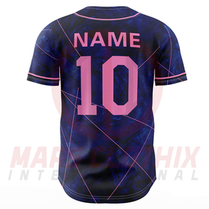 Custom Sublimation Printed Team Wear Baseball Jersey New Arrival Sublimated Baseball Jersey Sports Shirts - Product Image 2