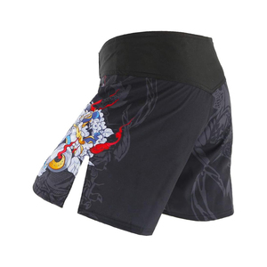 Pantalones Cortos Deportivos de MMA para Hombre, de Cintura Media, 100% Poliéster Satinado, Personalizables, de Alta Calidad, Cómodos para Entrenamiento de Artes Marciales - Product Image 5