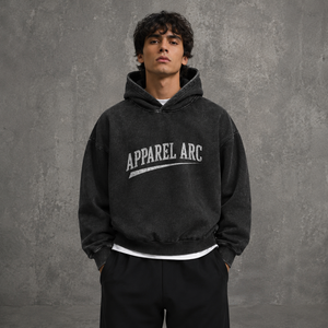 Sweat-shirts à capuche délavés pour hommes de qualité supérieure, en molleton de coton oversize, style streetwear décontracté, fournisseur d'usine de vêtements personnalisés OEM - Product Image 1