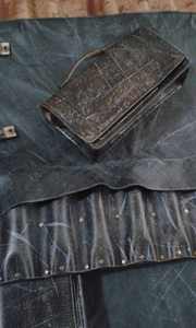 Sac de Couteaux de Luxe en Cuir Robuste pour Chef, Organisateur de Cuisine, Étui de Voyage LBKR-0055 - Product Image 2