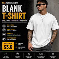 Fabricant de t-shirts à simple couture, vintage, en gros, t-shirts à manches courtes pour hommes, logo personnalisé, streetwear de haute qualité