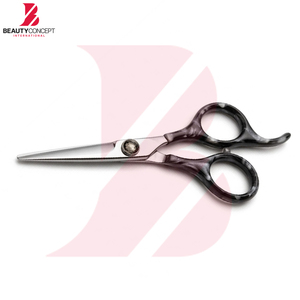 Ciseaux de barbier professionnels de 6 pouces avec manche en plastique, en acier inoxydable à haute teneur en carbone, pour coiffeurs de salon - Product Image 2