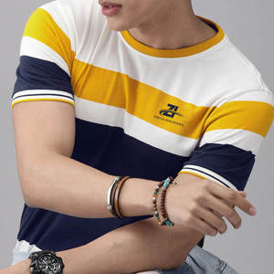 T-shirt basique pour homme avec logo personnalisé, léger, à manches courtes, idéal pour l'été, best-seller - Product Image 4