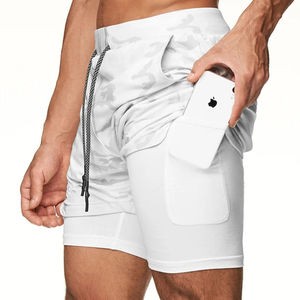 Pantalones Cortos de Alta Calidad 100% Algodón OEM de su Marca, Personalizados, de Doble Capa, Unisex, de Manga Corta, para Hombre, Talla Grande - Product Image 1