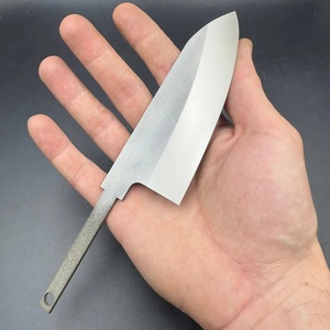 Cuchillo de Chef Personalizado Hecho a Mano Jexmoo con Hoja de Acero de Damasco y Funda de Cuero - Regalo para Chef - Product Image 2