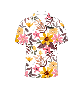 เสื้อโปโลพิมพ์ลายดอกไม้เขตร้อนสำหรับผู้ชาย แขนสั้น สวมใส่สบาย เหมาะสำหรับฤดูร้อน เล่นกอล์ฟ น้ำหนักเบา มีปก แฟชั่น - Product Image 2