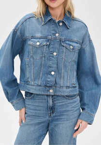 New Arrival Casual Style <b>Women</b> Denim <b>Jacket</b> Premium Quality <b>Lightweight</b> Fashionable Design <b>Women</b> Denim <b>Jackets</b> Wholesale - Product Image 2