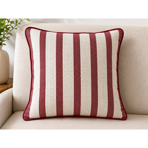 100% Premium Waffle Linen Custom Striped Plush Cushion <b>Cover</b> <b>Throw</b> Pillowcase Decorative Sofa <b>Bed</b> Cushion <b>Cover</b> - Product Image 5