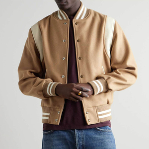 Varsity Jacket <b>Men</b> Custom Buttons Latest Design Letterman Jacket Lightweight Warm Comfortable Daily Streetwear Casual Fashion - Product Image 1