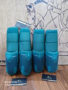 BRAND ZONE - Juego de Protectores de Tendones de Neopreno para Caballos, Producto para el Cuidado Equino, Juego de Cuatro, Dos Delanteros y Dos Traseros - Product Image 1