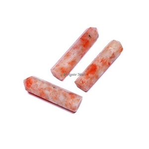 High Quality Seven Chakra Single Point Natural Agate Gemstone Pencil <b>Crystal</b> Stone <b>for</b> Energy Healing and Meditation - Product Image 5