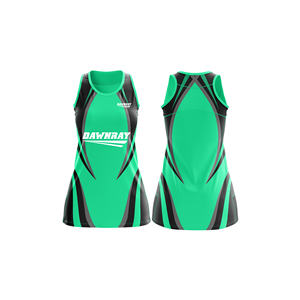 เสื้อเจอร์ซีย์เน็ตบอลสำหรับผู้หญิงมืออาชีพ |   ชุดยูนิฟอร์มเน็ตบอลแบบซับลิเมชั่นพร้อมโลโก้ทีม ชื่อ และหมายเลข |   โพลีเอสเตอร์ที่ระบายอากาศได้ดี - Product Image 1