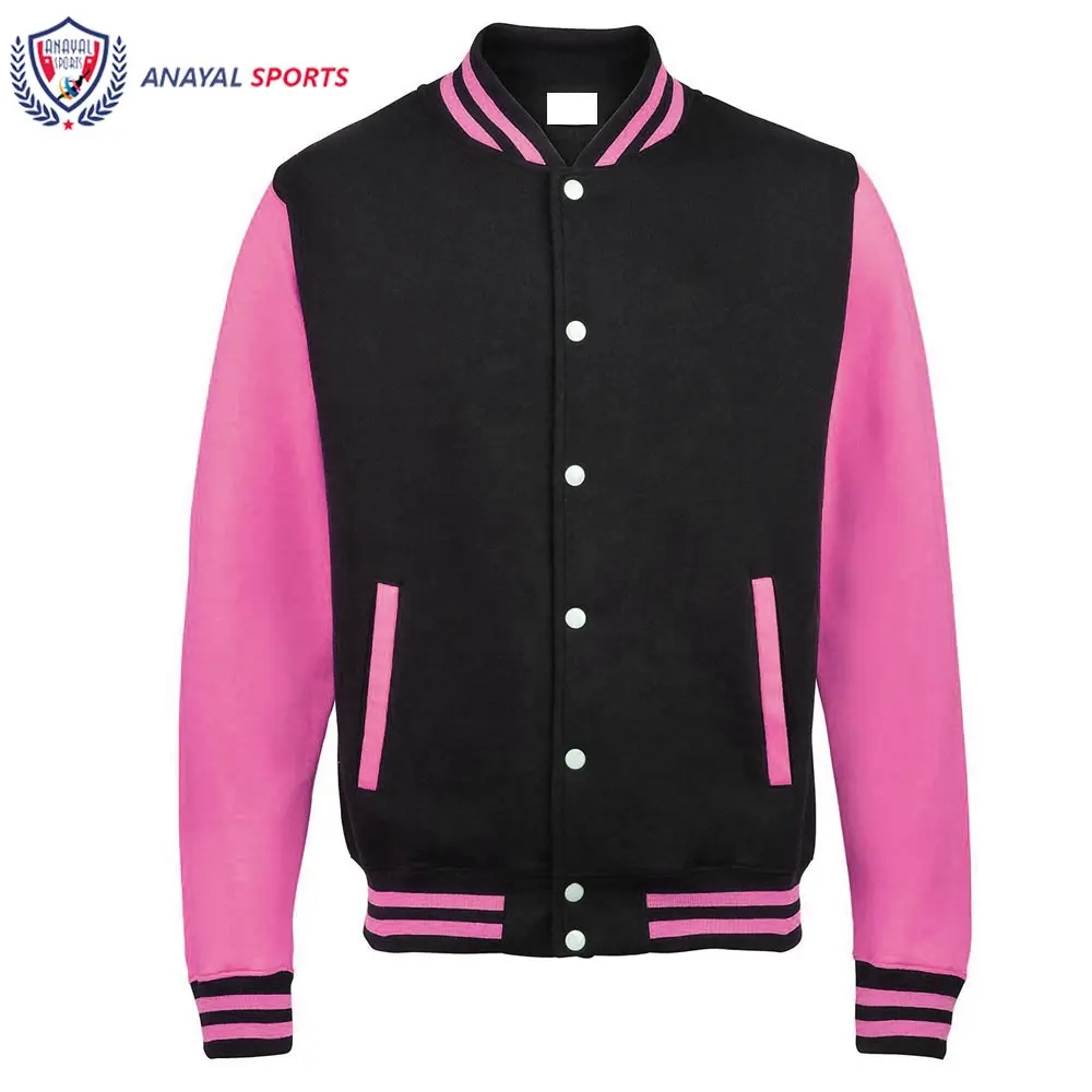 Street Wear Oude Mode Mannen 2021 Jas Terug Naar School Student Unisex Mannen 'Versity Letterman Jas