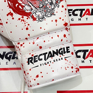 Gants de boxe rectangulaires imprimés motif serpent, personnalisés pour l'entraînement et le sparring de Muay Thai, vente en gros, équipement de combat OEM ODM - Product Image 3