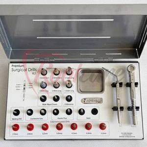 Kit de forets pour implants universels de confort supérieur, conception ergonomique, manipulation facile - Product Image 2