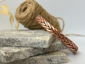 Adjustable Magnetic <b>Copper</b> Alloy Bracelet for Men & Women Hammered Rustic Classic <b>Bangle</b> Waterproof Jewelry Gift - Product Image 6