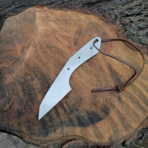 Cuchillo Burraq Personalizado Hecho a Mano con Hoja de Acero de Damasco, Diseño de Gota de Lluvia, Multifuncional, para Exteriores, 7.5 Pulgadas, 2mm de Grosor - Product Image 1