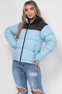 Women Oversized Puffer Jacket Loose Fit <b>Quilted</b> Winter Coat With Soft Padding And Zip Closure <b>For</b> Casual Warm - Product Image 5