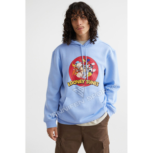 Sudadera con Capucha para Hombre, Invierno, Casual, 100% Algodón, Gruesa, con Bolsillos, Hombros Caídos, Corte Holgado, Diseño Personalizado de Alta Calidad, Envío Rápido - Product Image 3