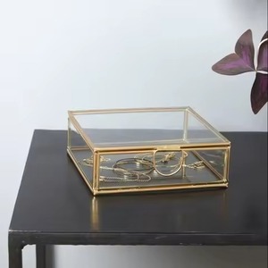 Boîte de rangement exclusive en métal pour bijoux, pour bagues, boucles d'oreilles, colliers, accessoires, usage domestique - Product Image 5