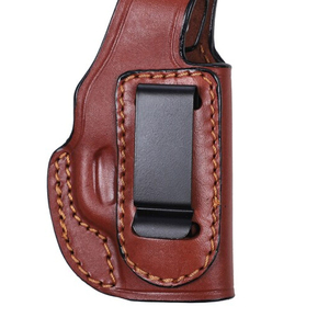 Funda para Cuchillo de Polímero con 5 Ranuras, Táctica, Universal, de Liberación Rápida, Diseño Cosido Marrón para Caza - Product Image 6