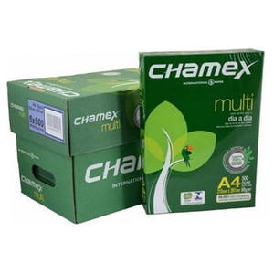 Papel Chamex 80 GSM, 500 hojas por resma, 5 resmas por caja, color blanco, 100% brillo/Papel de copia Chamex A4 al por mayor a precio económico - Product Image 4
