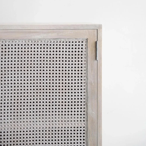 Mueble de Almacenamiento Moderno de Madera Maciza con Estantes y Puertas, Mueble Ecológico y Duradero para Sala de Estar, Dormitorio o Uso Hospitalario - Product Image 3