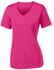 Gym Fitness <b>Top</b> Breathable Female Summer Apparel High Quality Women T-Shirt V Neck Plain Solid Color Moisture Wicking Athletic - Product Image 4