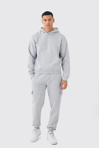 Nuevo Conjunto Deportivo Oversize para Hombre, Sudadera con Capucha y Pantalones Jogger, Estilo Urbano, de Lujo, Grueso y Holgado, Proveedor OEM Personalizado - Product Image 4