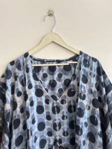 Lot Of Vintage Soft Crepe Silk Tie and Dye <b>Kaftan</b> <b>Dress</b> Women Maxi Lounge Wear <b>Dress</b> - Product Image 2