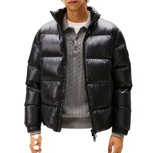 New Trendy Style Winter Windproof Warm Stand Collar Puffer Jacket for <b>Men</b> Outdoor <b>Men's</b> Shiny Bubble Jacket For <b>Men</b> Casual Wear - Product Image 1