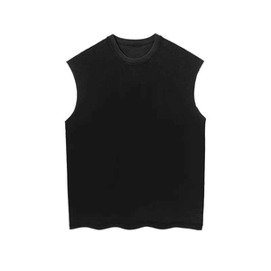 Wholesale Men Tank <b>Top</b> Lightweight Summer <b>Sleeveless</b> Gym Shirt Custom Logo Cotton Tank <b>Top</b> Soft Premium Fitness Wear - Product Image 4
