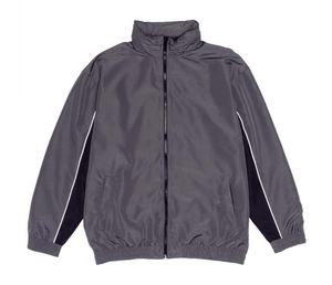 Veste coupe-vent d'été grande taille de haute qualité pour hommes, en polyester et nylon, avec blocs de couleur, à fermeture éclair, imperméable et respirante, vente en gros - Product Image 1