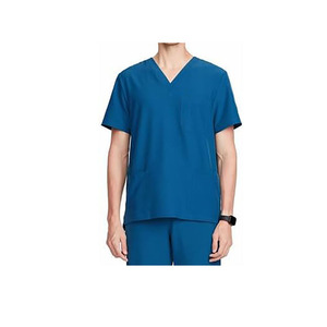 Ensembles de blouses médicales classiques unisexes en coton blanc, en tissu jersey, avec détection d'aiguilles, pour infirmières professionnelles, usage hospitalier - Product Image 6