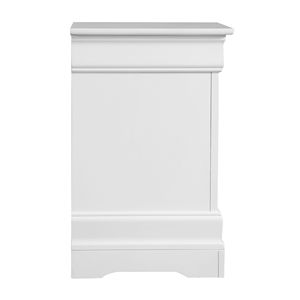 Comodino tradizionale bianco senza tempo - Product Image 4