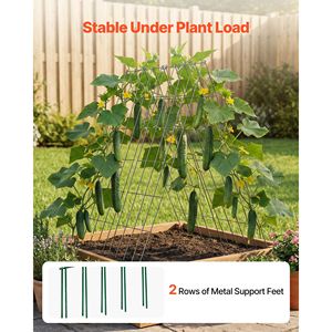 Juego de 4 Soportes Metálicos para Plantas de 90 cm con Revestimiento Antioxidante de 5 mm para Enredaderas - Product Image 3