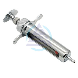 Jeringa de Acero Inoxidable de 10/20/30/50 ml, Jeringa Hipodérmica Veterinaria para Animales, Inyector para Cerdos, Ganado, Ovejas, Herramientas Veterinarias, Suministros Agrícolas - Product Image 3