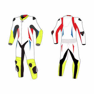 Combinaison de moto élégante, durable, confortable et de qualité pour la compétition, vêtements de sport durables et personnalisés, combinaisons de moto élégantes - Product Image 4