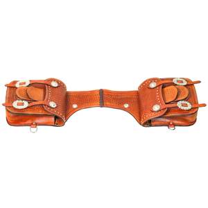 Sacoche en cuir pour selle de cheval western et moto, artisanale, sculptée à la main, 100% cuir de buffle, couleur et logo personnalisables - Product Image 2