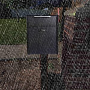 Boîte aux lettres en métal Weather Shield Indian pour POST avec construction durable antirouille, design moderne, utilisation extérieure à long terme - Product Image 6