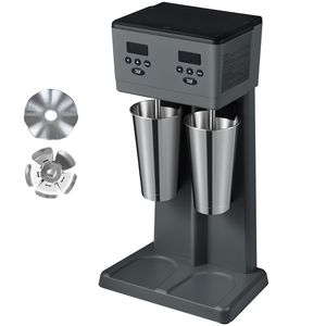 375W X 2 Commercial Double-Headed Electric <b>Milkshake</b> <b>Maker</b> LED Intelligent Microswitch Drink Mixer Blender - Product Image 1
