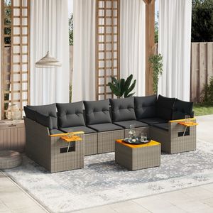 Set Divano da Giardino Grigio per Arredamento da Esterno - Product Image 1