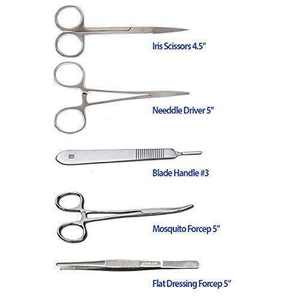 Kit de práctica de sutura para estudiantes de instrumentos quirúrgicos, el más vendido, precio económico, proveedor de Pakistán por Dentavex - Product Image 6