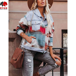 Ryan Pro Gear <b>Customized</b> <b>Denim</b> <b>Jacket</b> For Women Breathable and Comfortable Fabric with <b>Customized</b> Logo OEM Design - Product Image 2